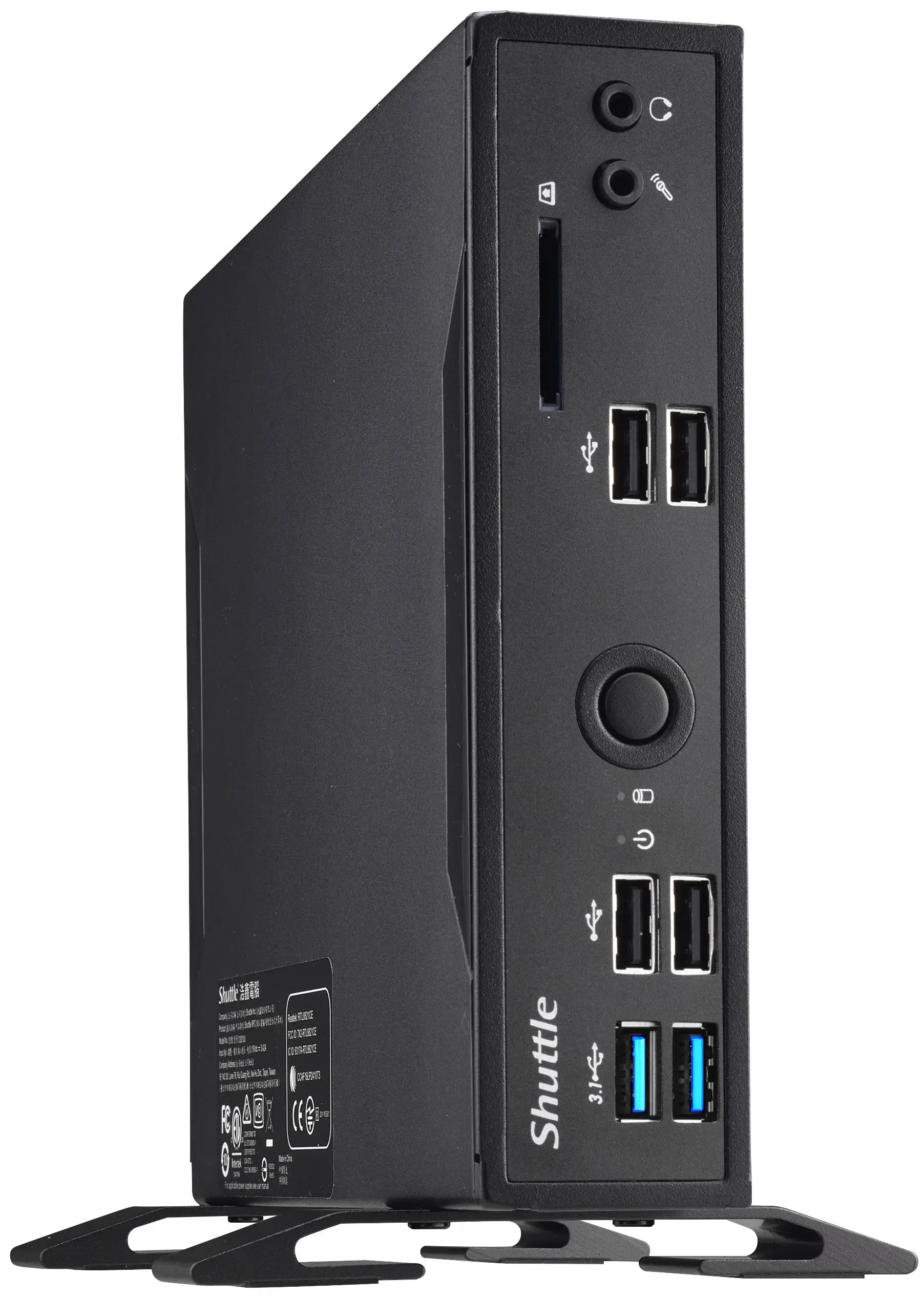 DS10U-3d_view-L SHUTLLE DS20U i3-10110U 8GB RAM 240 SSD