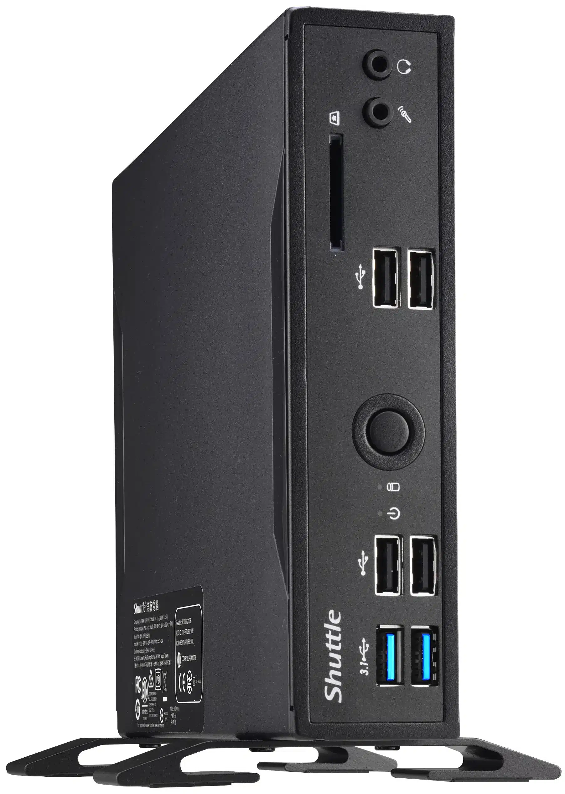 DS10U-3d_view-L SHUTLLE DS10U i3-8145U 8GB RAM 128 SSD