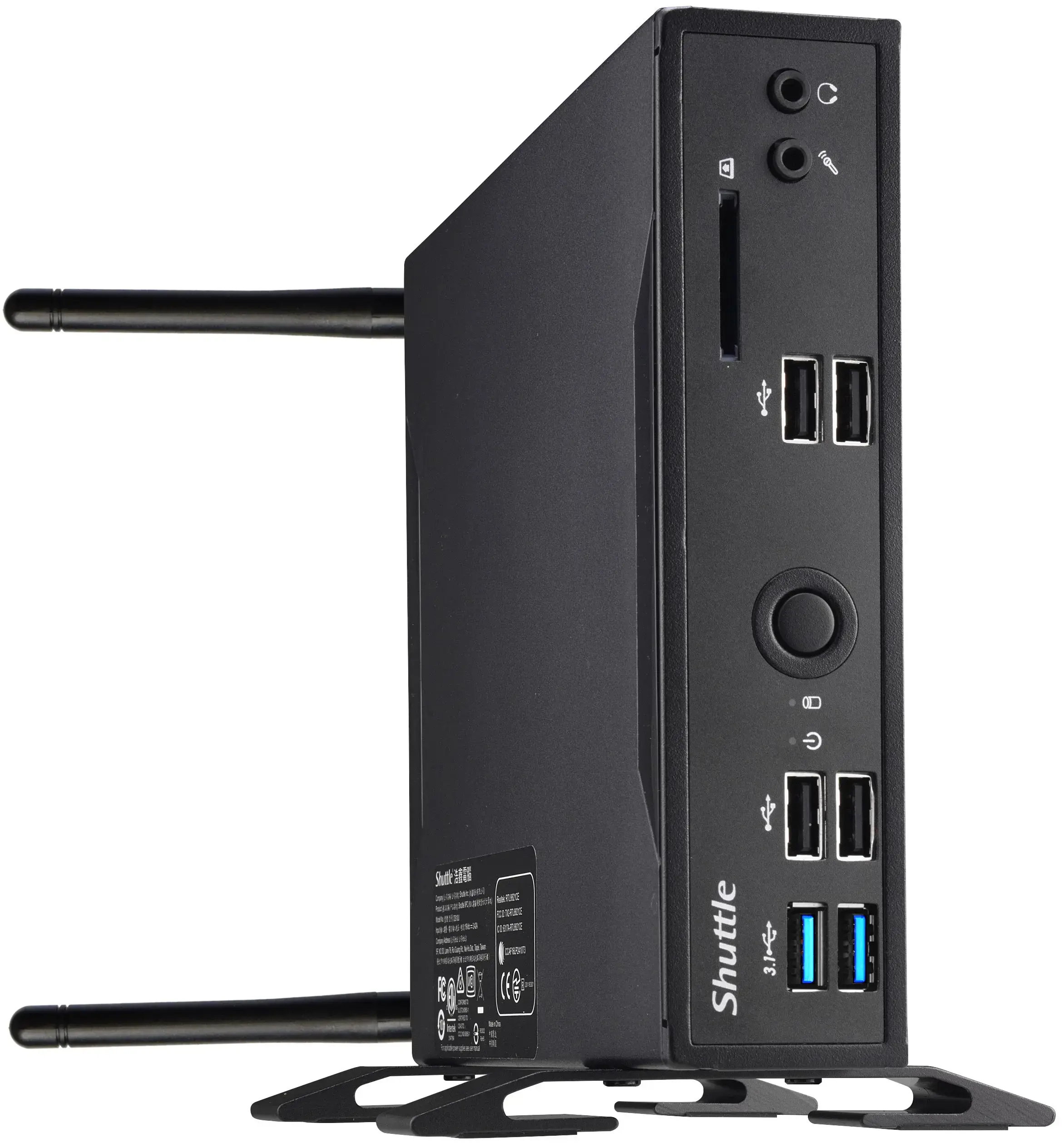 DS10U-3d_view-L_ant SHUTLLE DS20U i3-10110U 8GB RAM 240 SSD