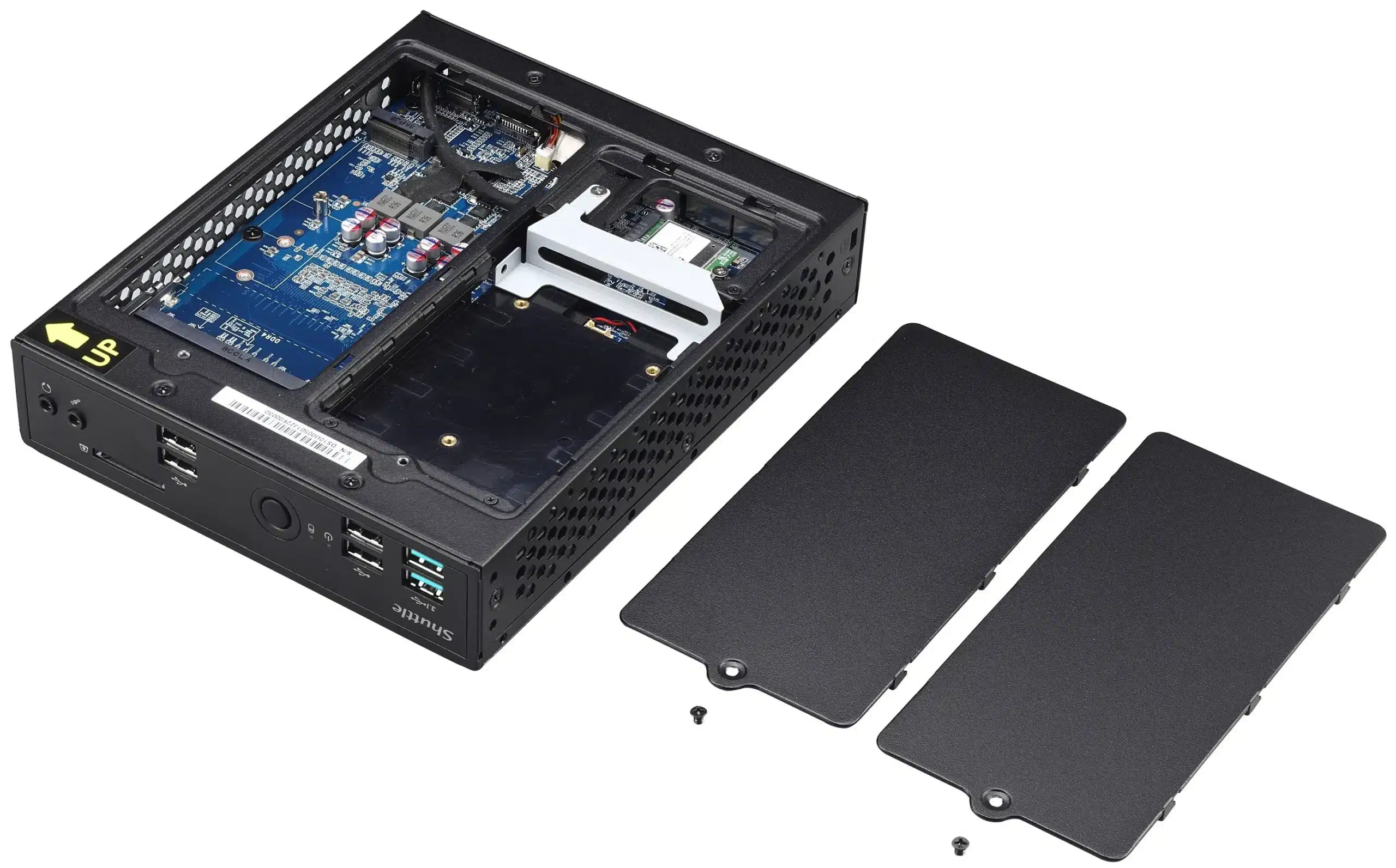 DS10U-inside-1 SHUTLLE DS10U i3-8145U 8GB RAM 128 SSD